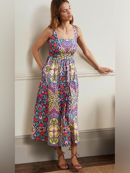 Boden Dresses & Skirts - NWT Boden Violet Square Neck Midi Dress